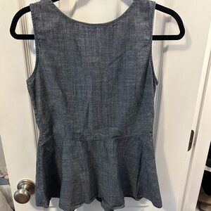 Banana Republic Sleeveless Peplum Top